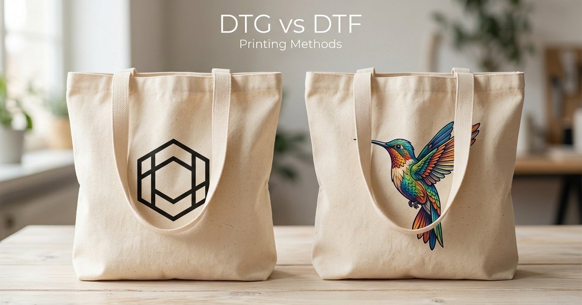 DTG vs DTF Printing: Which One Wins for Tote Bags - Pamusan.com