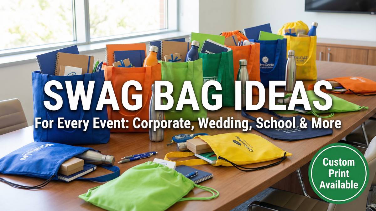 Swag Bag Ideas for Every Event: Corporate, Wedding, School & More (2026 Guide) - Pamusan.com