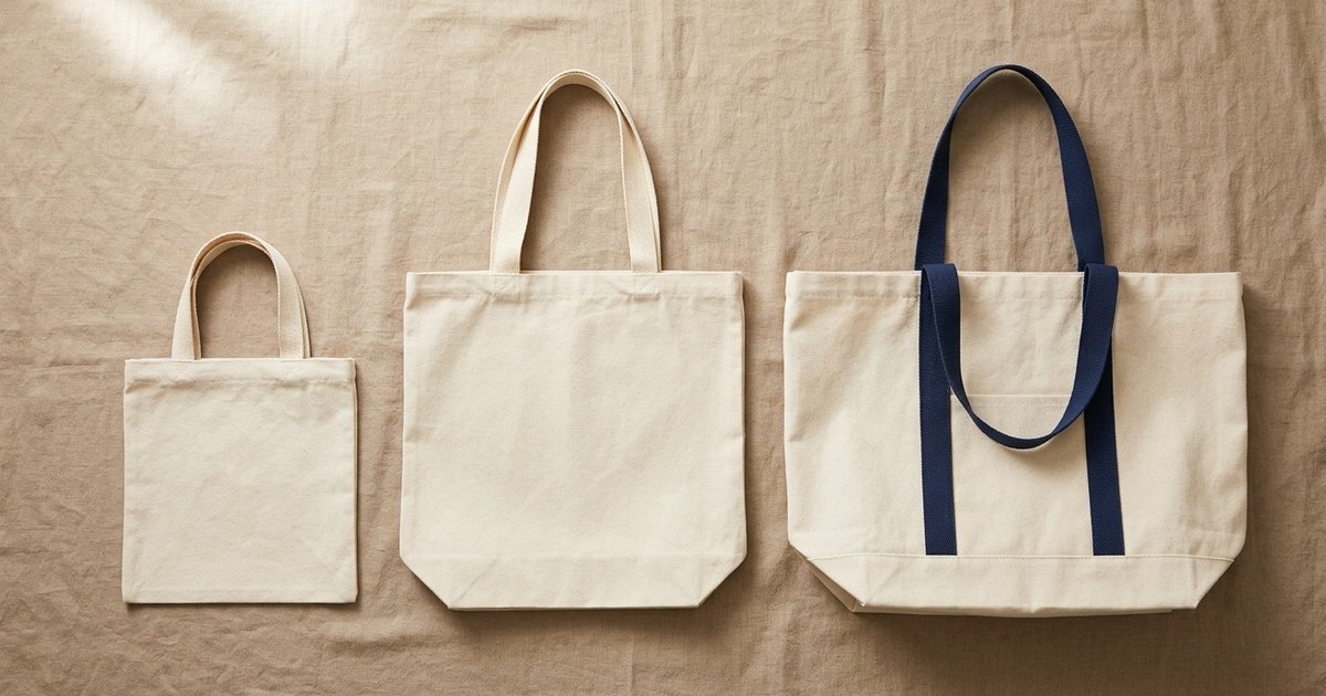 Tote Bag Size Guide: Mini, Standard, Large & XL - Pamusan.com