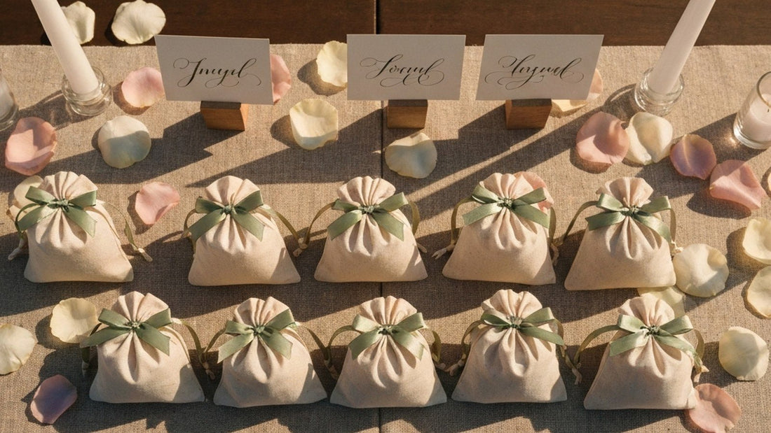 Wedding Favor Bags in Bulk: Sizes, Fillers & Personalization - Pamusan.com