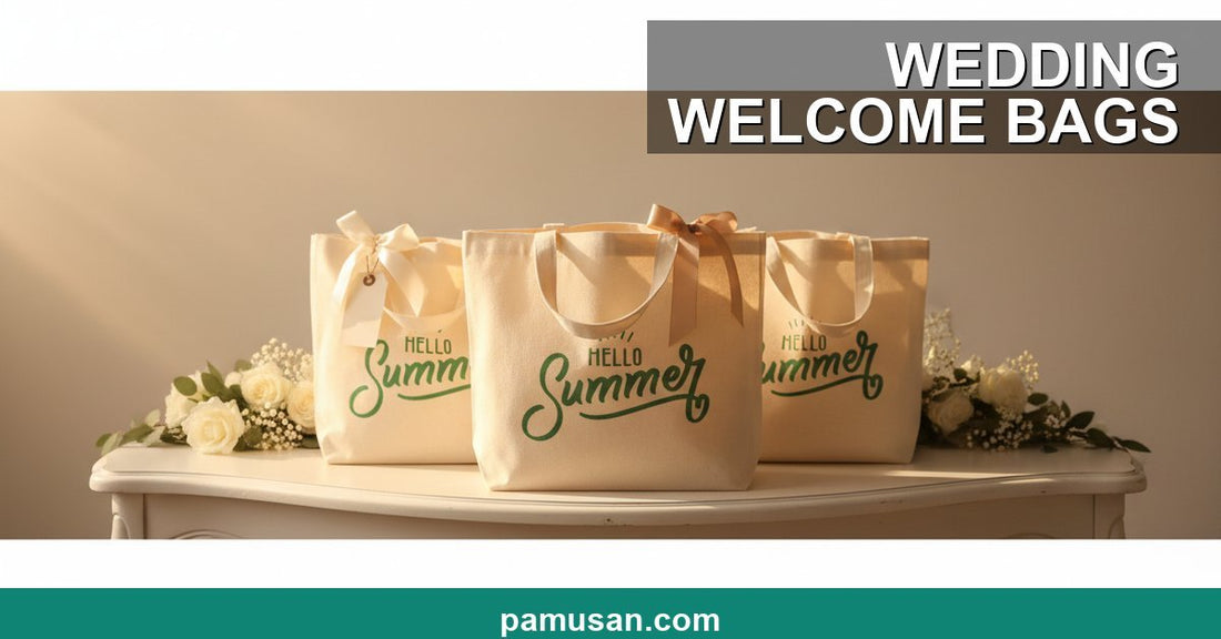Wedding Welcome Bags: Custom Bulk Bags for Hotels & Destination Weddings - Pamusan.com