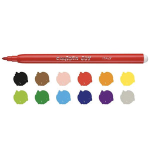 Activity Tote Coloring Set 3 | 25 Blank Cotton Tote Bags 14"x16"+ 4 Marker Sets (12 Colors) - Pamusan.com