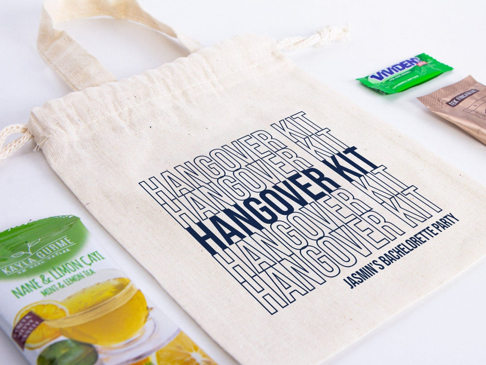 Bachelorette Party Tote Bag – Custom Hangover Kit & Recovery Bags – Survival Pouch | Pamusan