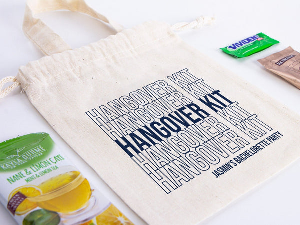 Bachelorette Party Tote Bag – Custom Hangover Kit & Recovery Bags – Survival Pouch | Pamusan