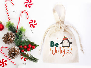 Be Jolly Bags - 6"W x 8"H  Custom Family or Company Bags — logo detail | Pamusan