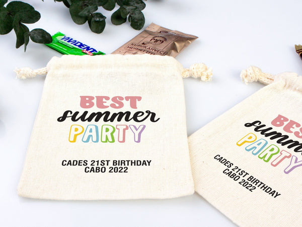 Best Summer Party Birthday Bags Party Recovery Survival Kit Bags — custom print | Pamusan