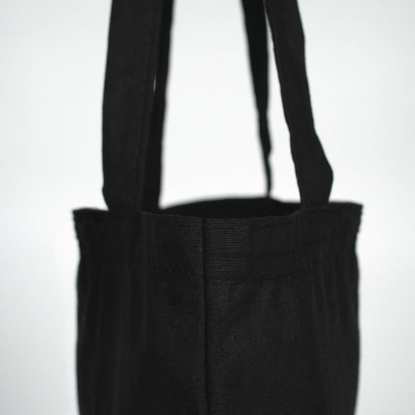 Black Cotton Tote Bag – 14" × 16" (35 × 40 cm) – 4 oz Blank Bag - Pamusan.com