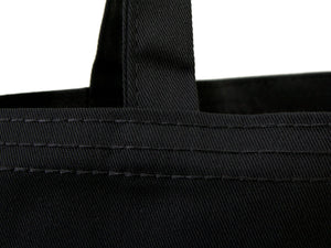 Black Cotton Tote Bag – 14"x16" Blank Reusable Canvas Bag Wholesale - Pamusan.com