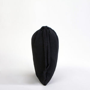 Black Fabric Drawstring Pouch 6"x8" – Reusable Cotton Bag - Pamusan.com