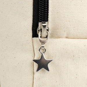 Black VIP Canvas Backpack – 10" × 13" (25 × 32 cm), 10 oz - Pamusan.com