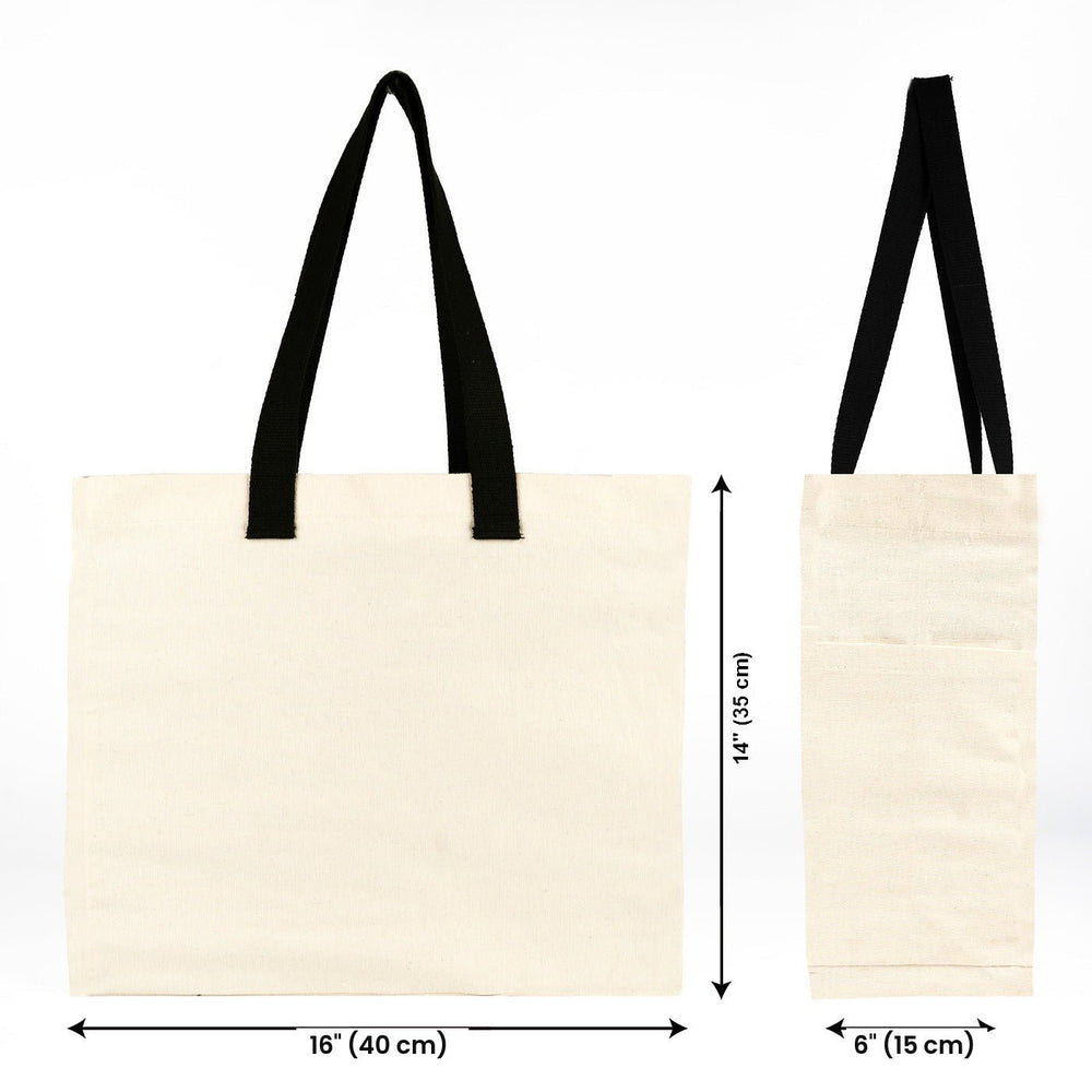 Canvas tas van Pamusan met ruimte voor een eigen logo of afbeelding, detailfoto 1 - Pamusan.nl