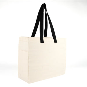 Canvas tas van Pamusan met ruimte voor een eigen logo of afbeelding, detailfoto 8 - Pamusan.nl