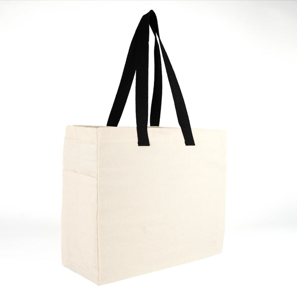 Canvas tas van Pamusan met ruimte voor een eigen logo of afbeelding, detailfoto 8 - Pamusan.nl