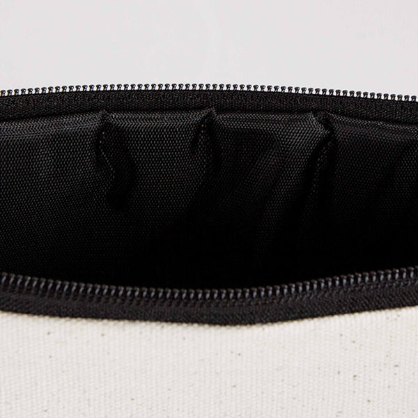 Blank Cotton Clutch Bag with Zipper – 12"x8" Lined Purse - Pamusan.com