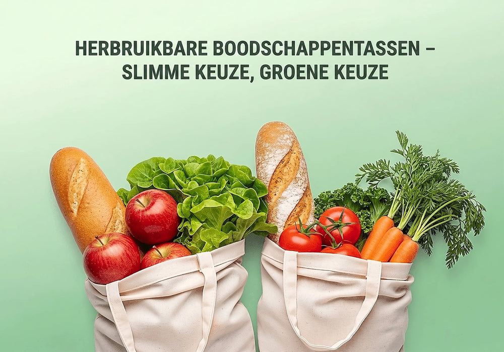Herbruikbare boodschappentassen van katoen - Pamusan.nl