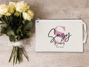 Bridal Party Clutch Bags – Custom Cotton Bridesmaid Wedding Gift - Pamusan.com