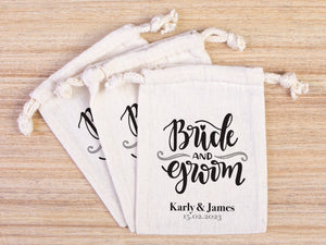 Bride & Groom Recovery Kit Bags – Custom Name Design, Bachelorette Party Favors — custom print | Pamusan