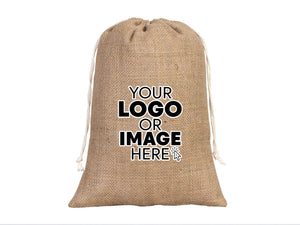 Burlap Bags 10"W x 14"H (25 x 35 cm) - Coffee Bag - Burlap Bags With Drawstring - Pamusan.com