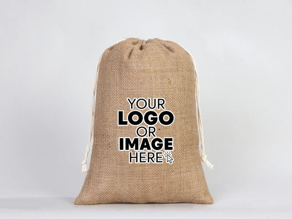 Burlap Bags 10"W x 14"H (25 x 35 cm) - Coffee Bag - Burlap Bags With Drawstring - Pamusan.com
