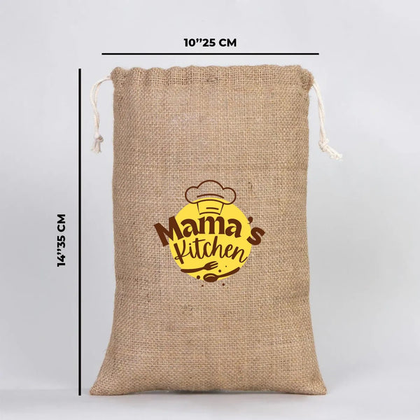 Burlap Bags with Drawstring – 10"W x 14"H Rustic Coffee Sack & Gift Bag - Pamusan.com