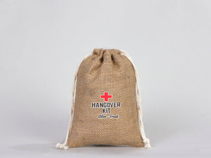 Burlap Drawstring Bags 6"W x 8"H (15 cm x 20 cm) - Custom Jute Bag - Pamusan.com