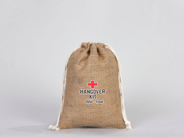 Burlap Drawstring Bags 6"W x 8"H (15 cm x 20 cm) - Custom Jute Bag - Pamusan.com