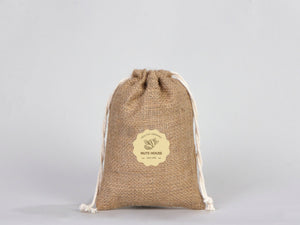 Burlap Drawstring Bags 6"W x 8"H (15 cm x 20 cm) - Custom Jute Bag - Pamusan.com