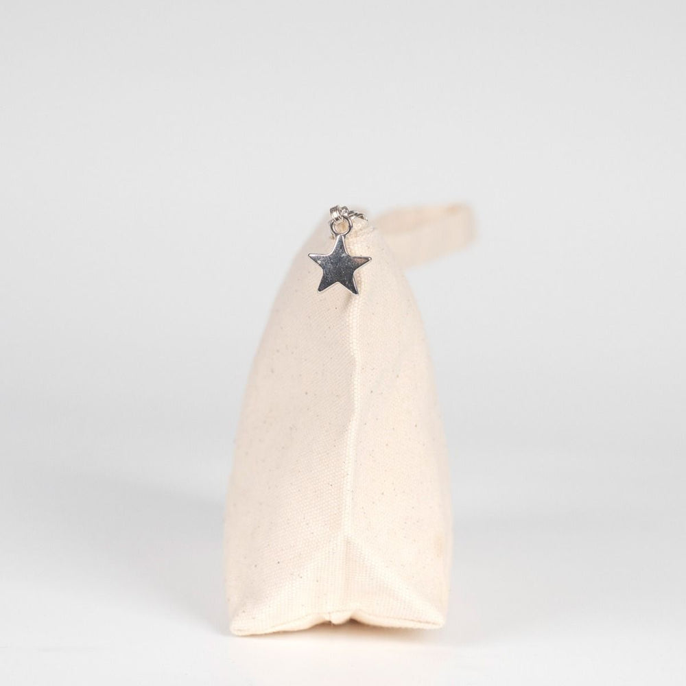 Canvas Clutch Bag – 12" x 7" x 3" | Natural Cotton Pencil & Makeup Pouch - Pamusan.com