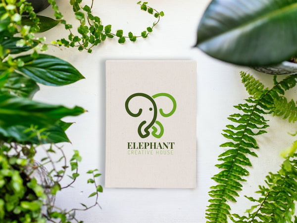 Canvas Cover Notebook – Custom Text, Logo, or Photo Print | 80 Blank Pages | Promotional Notepad — print detail | Pamusan