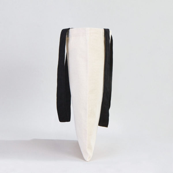 Canvas Purse with Black Handles - 14" x 16" (35x40 cm) - 10 oz - Pamusan.com