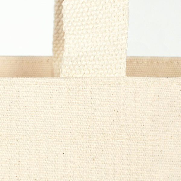 Canvas Shopping Tote Bag with Custom Logo – 17" × 14" × 6" (45 × 35 × 15 cm) – Laminated Lining – 10 oz Cotton - Pamusan.com