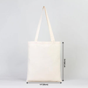 Canvas Tote Bag – Natural Color 14"x16 " İnches - Reusable Cotton Tote Bulk Wholesale - Pamusan.com