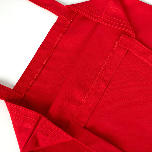 Canvas Tote Bags Red 14"W x 16"H – Blank Cotton Shopping & Gift Bags - Pamusan.com