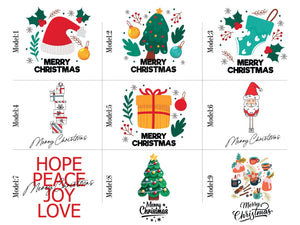 Christmas Canvas Tote Bags 18" × 14"  × 3"   (45 × 35 × 8 cm) – Custom Holiday Gift Bags — custom print | Pamusan