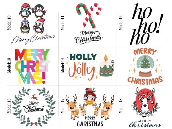 Christmas Canvas Tote Bags 18" × 14"  × 3"   (45 × 35 × 8 cm) – Custom Holiday Gift Bags — custom print | Pamusan