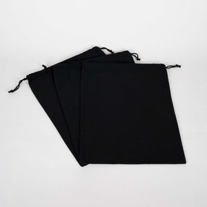 Stoffen cadeauzakjes Kerst – katoenen zak met koord 30 × 40 cm in rood, zwart of naturel, 9 ontwerpen voor Kerst & Nieuwjaar 2027 - Pamusan.nl