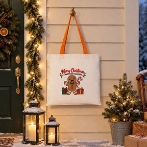 Stoffen tas voor kerst met gekleurde hengsels – 40 × 35 cm, zwart, rood of oranje, 9 ontwerpen voor Kerst & Nieuwjaar 2027 – katoen - Pamusan.nl
