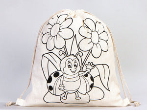 Coloring Animal Backpacks , 14"W x 16"H (35 cm x 40 cm) Kids Art Set - Pamusan.com