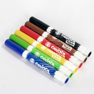 Coloring Bag Painting Set 4 - 20 Double - sided Painted Bag 14"x16" / Carioca Fabric Paint Pen - Pamusan.com