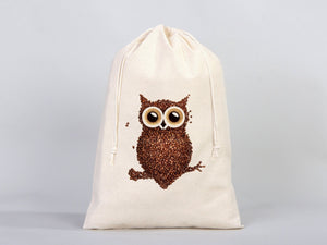 Cotton bags with Drawstring 12"W x 16"H (30 cm x 40 cm) Personalzed Cotton bags, Custom Muslin Bags - Pamusan.com