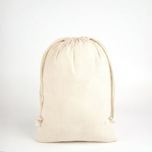 Cotton Drawstring Pouch 8"x12" | Natural Favor & Gift Bag - Pamusan.com