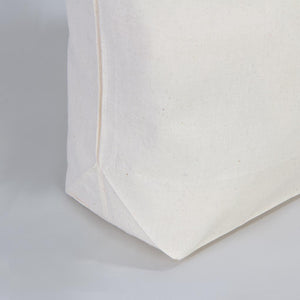 Cotton Shopping Bag 19" × 16" × 4" (48 × 41 × 10 cm) – Holiday Printed Tote (Customizable) - Pamusan.com