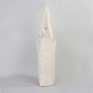 Cotton Shopping Bag 19" × 16" × 4" (48 × 41 × 10 cm) – Holiday Printed Tote (Customizable) - Pamusan.com