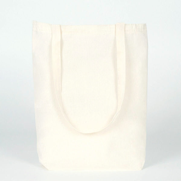 Cotton Tote Bag 14 × 16 × 4 in (35 × 40 × 10 cm), 4 oz – Gusseted - Pamusan.com