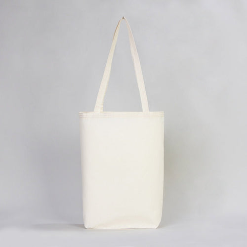 Cotton Tote Bag 14 × 16 × 4 in (35 × 40 × 10 cm), 4 oz – Gusseted - Pamusan.com