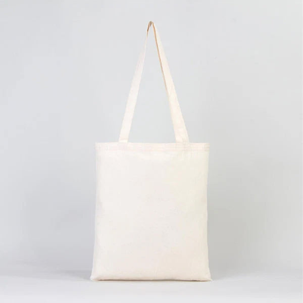 Cotton Tote Bag – 4.13 Oz – 14"W x 16"H Blank Natural Canvas Bag - Pamusan.com