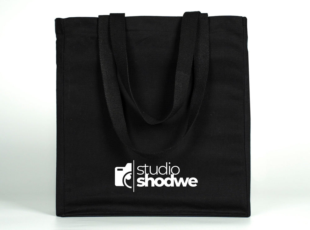 Custom Black Canvas Tote Bag – Personalized & Wholesale - Pamusan.com