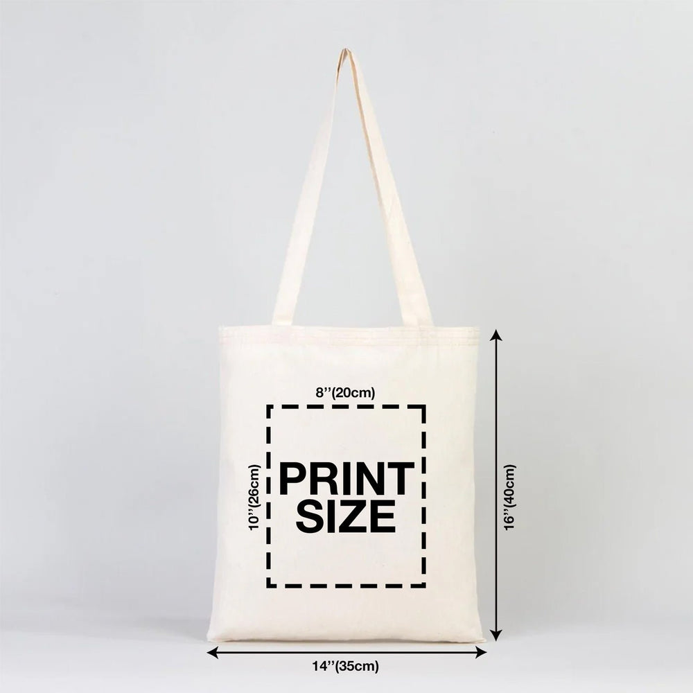Custom Canvas Tote Bags Bulk – 14"x16" Natural Color with Logo Printing | Wholesale Cotton Totes - Pamusan.com