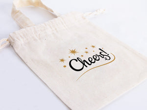 Custom Cheers Christmas Bags – Personalized Holiday Gift Bags for Family, Company — custom print | Pamusan