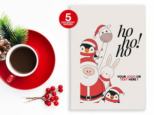Custom Christmas Sketchbook 6" × 8" (15 × 20 cm) – Personalized Holiday Drawing Journal, Gift Notebook | Pamusan